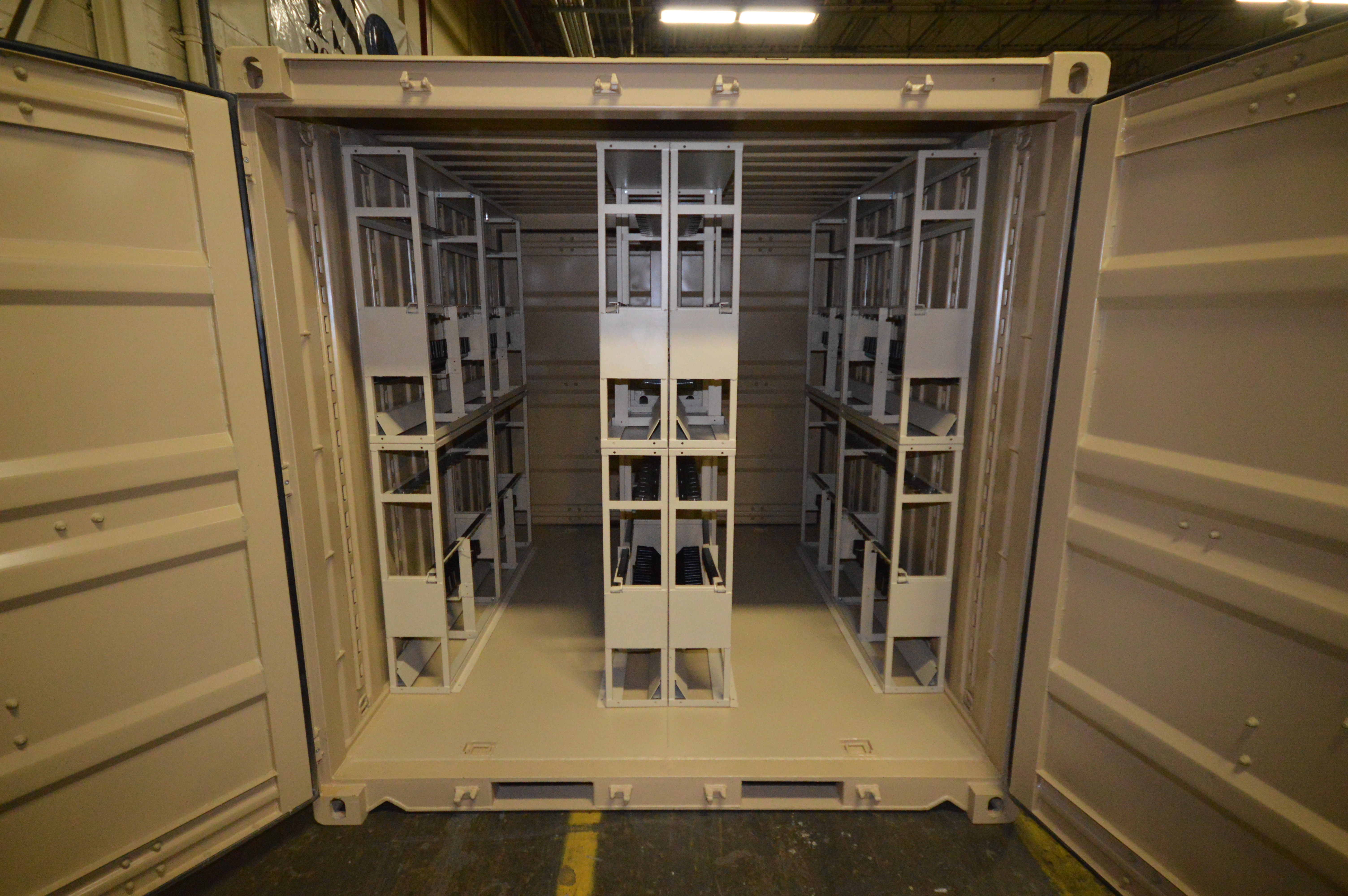 Bicon Dry Frieght ISO Container with Gun Storage