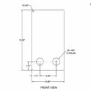 SB1470.SPR - Deck Mount Twistlock with Side Plate, 2 Hole (RH)