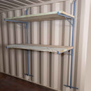 SB2112 - (Single) ConExtra Container Shelf Bracket: Adjustable, 2-Tier (22.875")