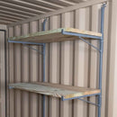 SB2112 - (Single) ConExtra Container Shelf Bracket: Adjustable, 2-Tier (22.875")