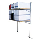 SB2112 - (Single) ConExtra Container Shelf Bracket: Adjustable, 2-Tier (22.875")