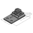SB1470.EP - Deck Mount Twistlock with End Plate, 2 Hole