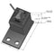 SB1470.RSP - Deck Mount Twistlock with Raised Side Plate, 2 Hole