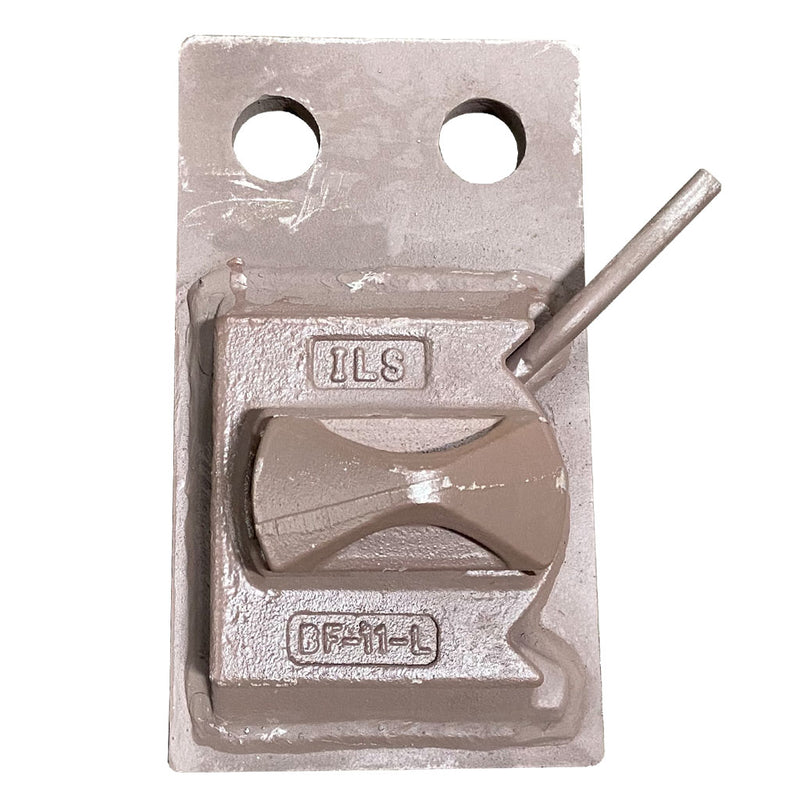 SB1470.SPL - Deck Mount Twistlock with Side Plate, 2 Hole (LH)
