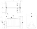 SB1500 - Container Stand (Set of 2)